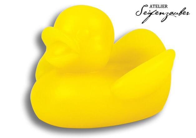 Bade Ente aus feiner Seife / gelb (180g)
